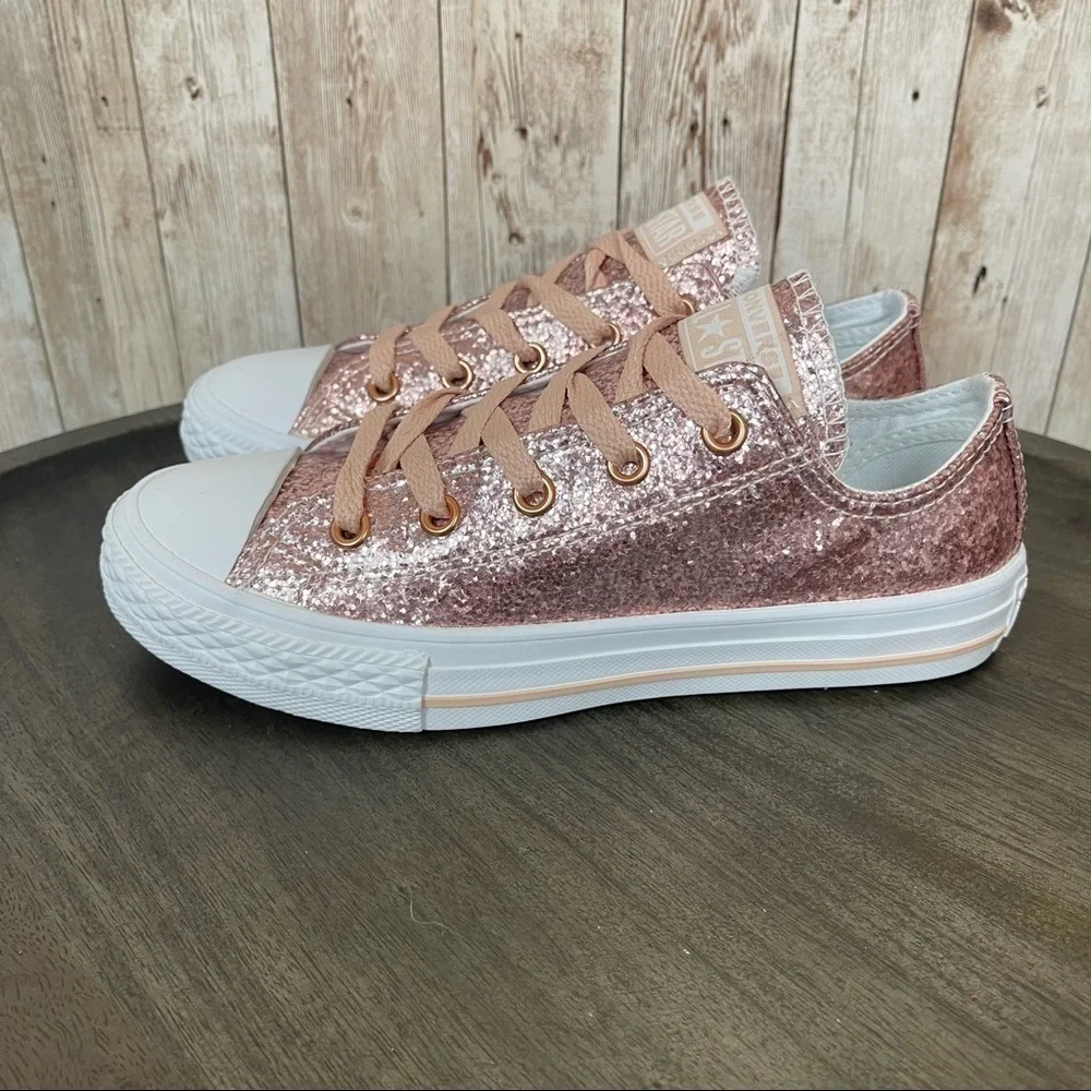 Converse CTAS Ox Dust Pink Sneaker Size 6 Infant